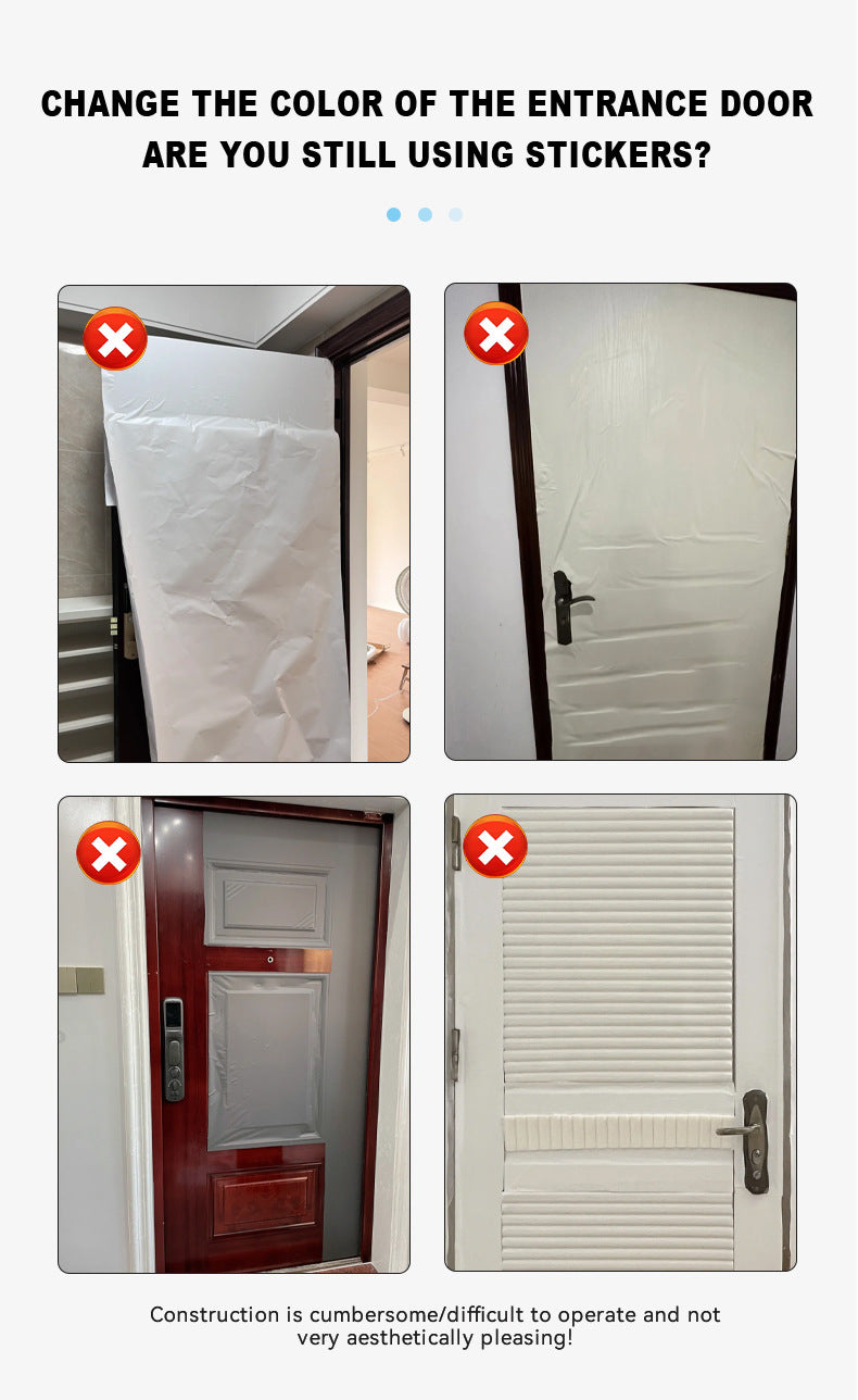 Anti-theft Iron Door Paint Metal Aluminum Alloy Iron Door and Window Renovation Color Change Rust-Proof Water-Based Paint Latex Paint
