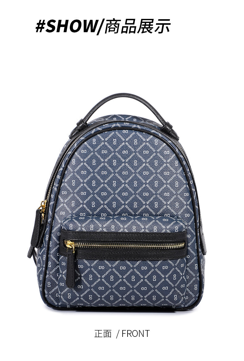 Trendy Fashion Bag for Women New Printed Handbag Retro Personality Stylish Color-Block Simple Shoulder Bag for Women