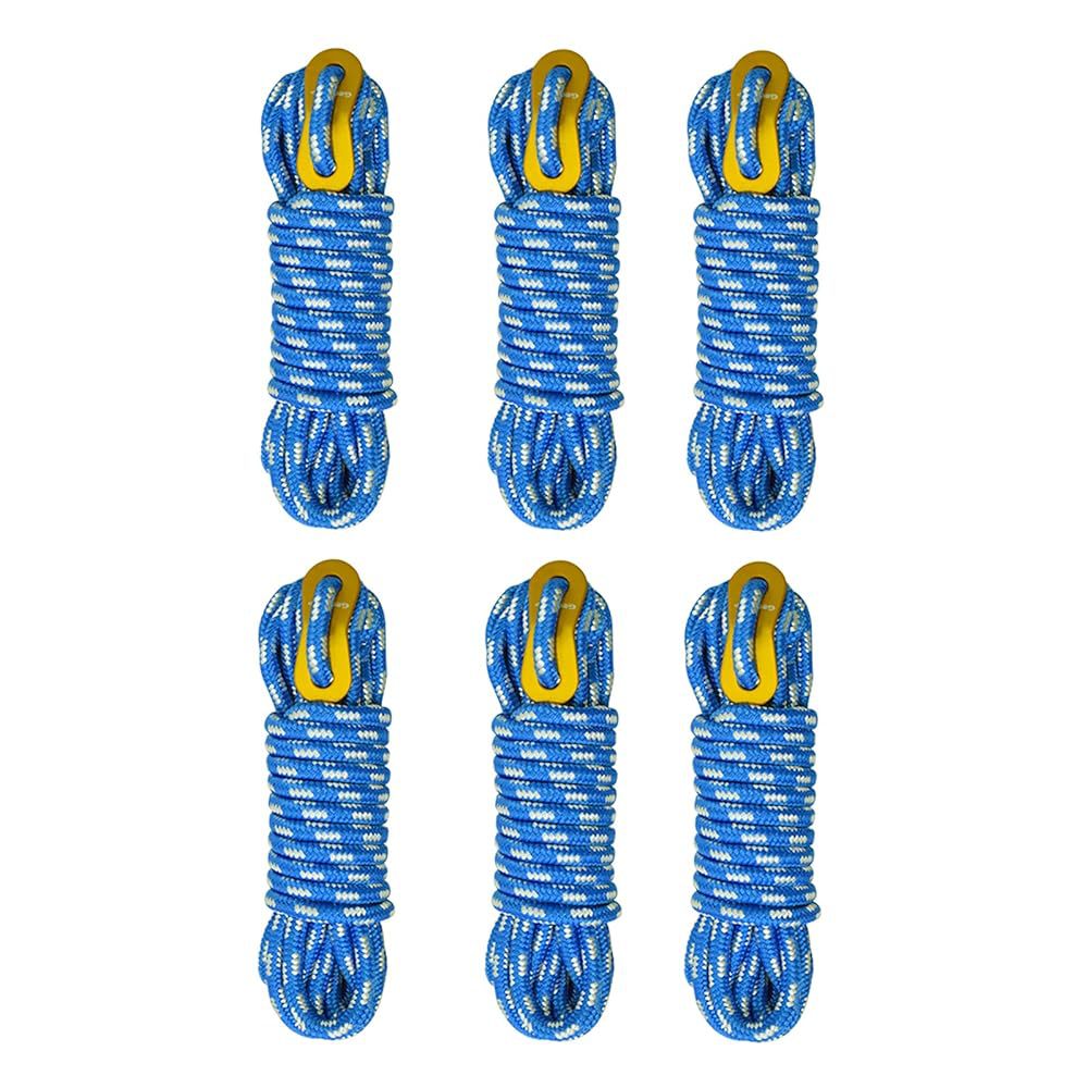 Outdoor camping tent accessory reflective guy ropes5MM Canopy Fixed Windproof Drawstring Clothesline Canopy Wind Rope6Strip