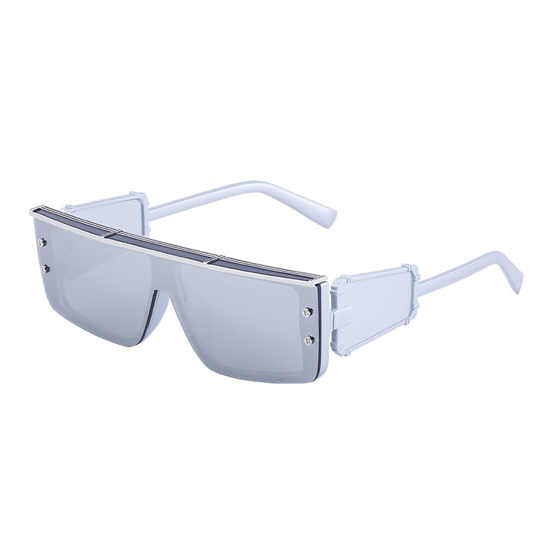 European and American Cyber Steampunk Square Frame Sunglasses for Men Trendy Y2K Wholesale Sunglasses and Eyeglasses sunglasses