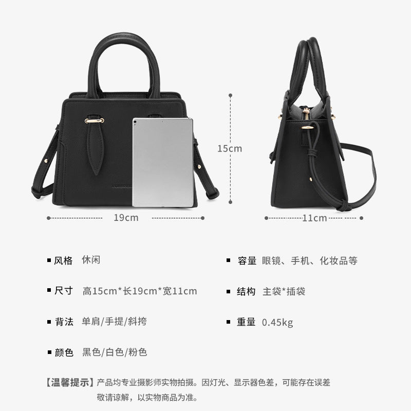 New Handbag for Women Fashionable Small Square Bag French Style Daily Light Luxury Niche Commuting Trendy Single Shoulder Crossbody Bag for Women