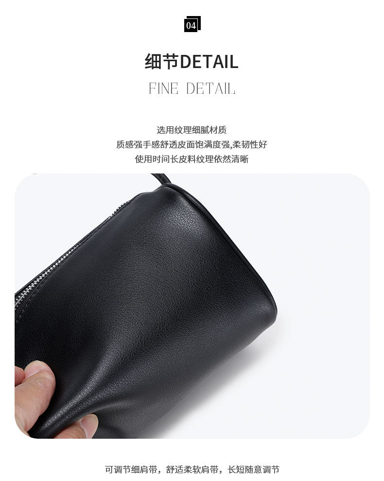 Pencil Case Bag Simple Women's Handbag Niche Versatile Shoulder Bag Light Luxury Fashion Design Crossbody Bag Women's Commuting