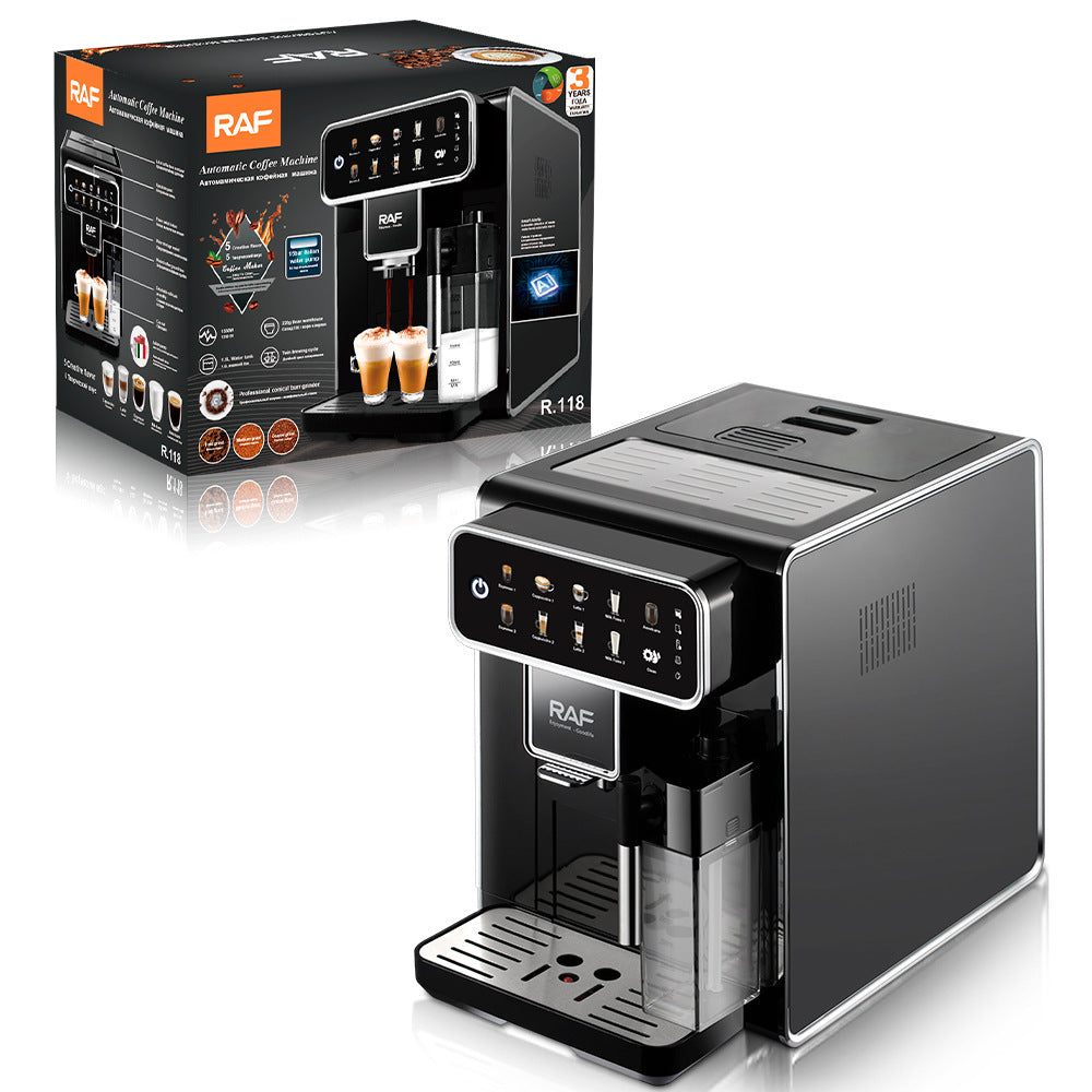 RAF European Standard Pump Pressure Coffee Machine Household Small Semi-Automatic Italian Coffee Machine Steam Milk Frother