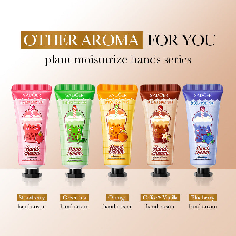 Coffee Vanilla Hand Cream SADOER Autumn and winter anti-chapped skin rejuvenating hand cream  wholesale