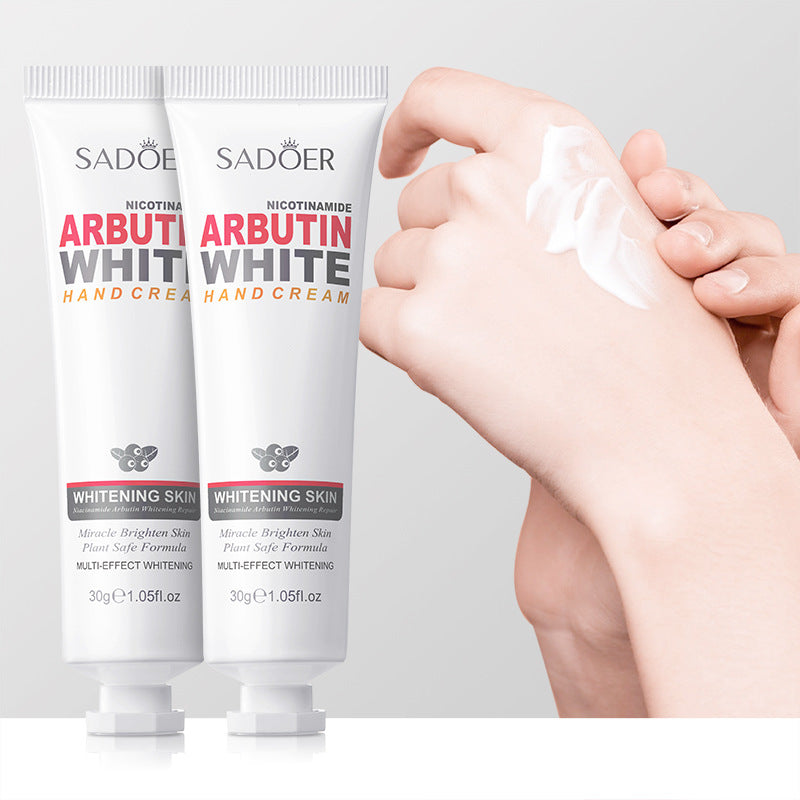 Whitening Hand Cream SADOER Niacinamide Arbutin Skin Rejuvenation Moisturizing Hand Cream  Wholesale