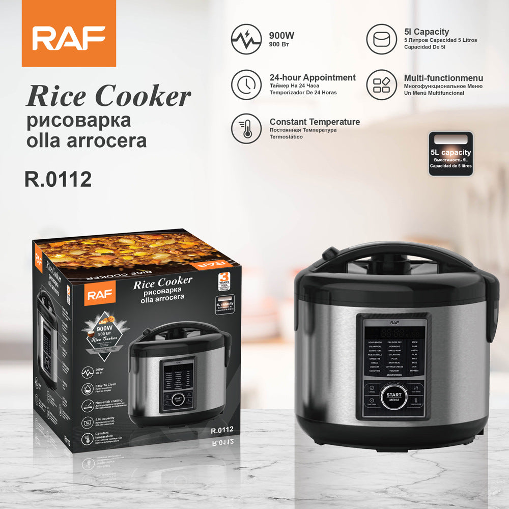 RAF European and American Standard English Smart Rice Cooker for Export5L Intelligent multifunctional rice cooker large capacity rice cooker