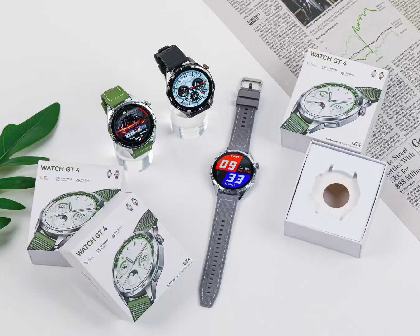 Watch GT4Smart Watch1.52inch Bluetooth Call Heart Rate Pedometer Message Reminder Sports Watch