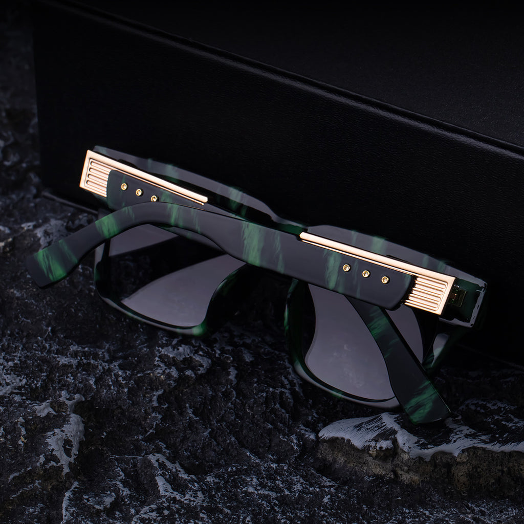Men's Square Frame Polarized Sunglasses2025European and American retro high-end sun protection sunglasses for driving