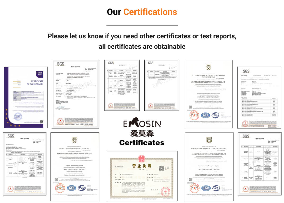 Shandong Liaocheng Factory Wholesale Stock Lot Wood Hdf Made in China Laminate Flooring Manufacturer