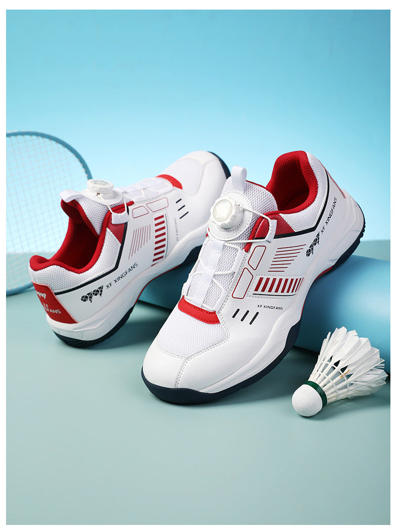 New Large Size Breathable Cushioning Anti-Slip Sneakers Table Tennis Shoes Low-Top Men's Professional Training Badminton Shoes