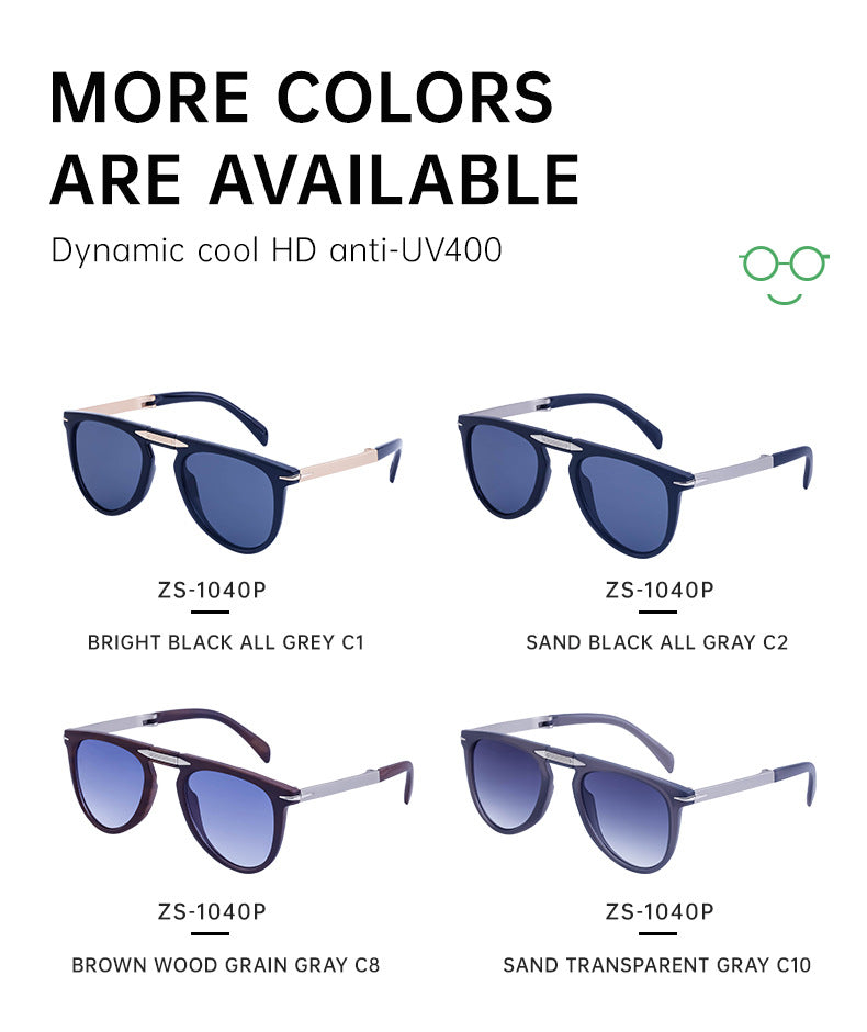 Vintage Polarized Folding Glasses Trendy Fashion Sunglasses Men's Aviator Glasses Wholesale Fishing Sunglasses shades