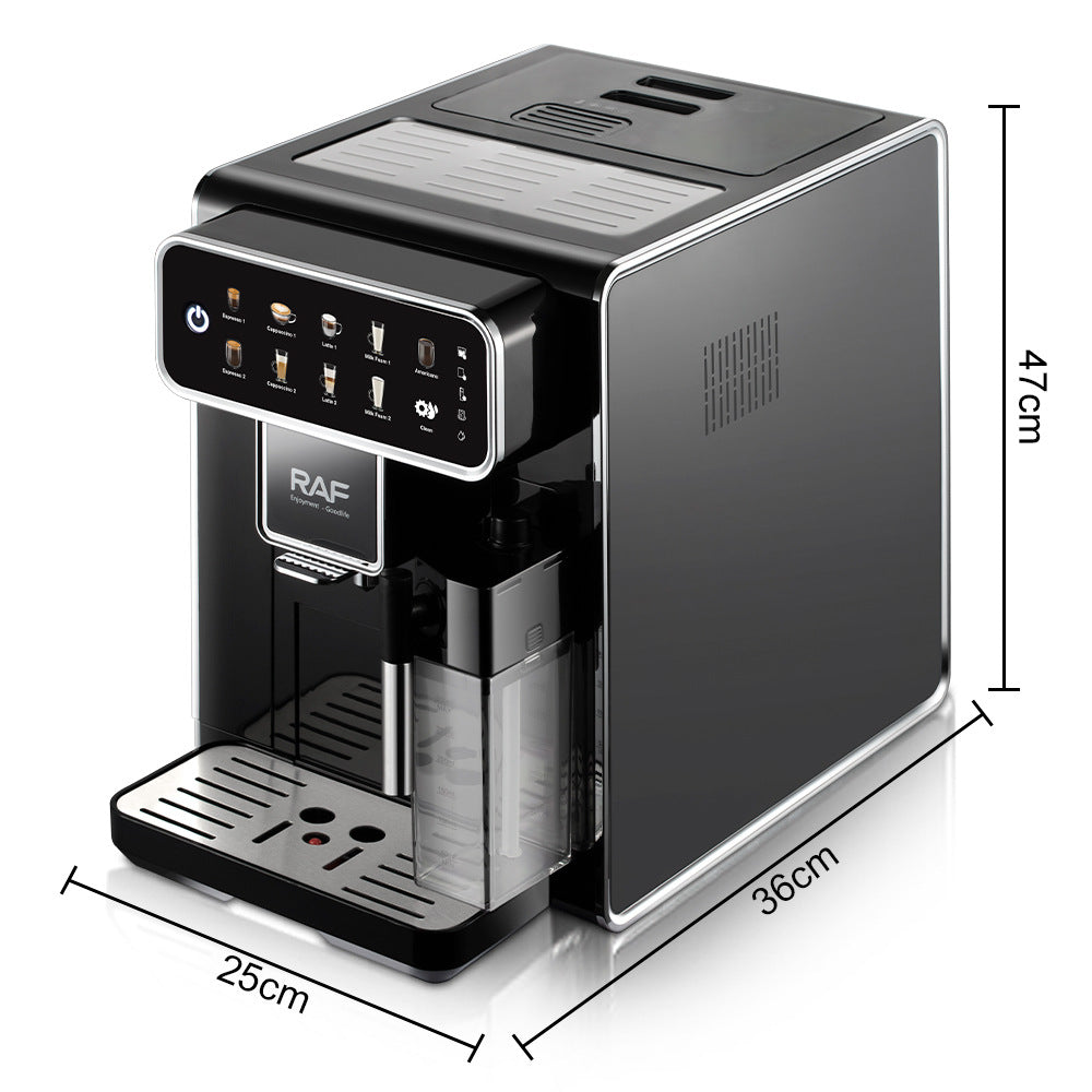 RAF European Standard Pump Pressure Coffee Machine Household Small Semi-Automatic Italian Coffee Machine Steam Milk Frother