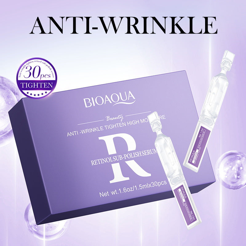 Retinol Anti-Wrinkle Serum BIOAOUA Firming and Moisturizing Single-use Essence Liquid  Wholesale