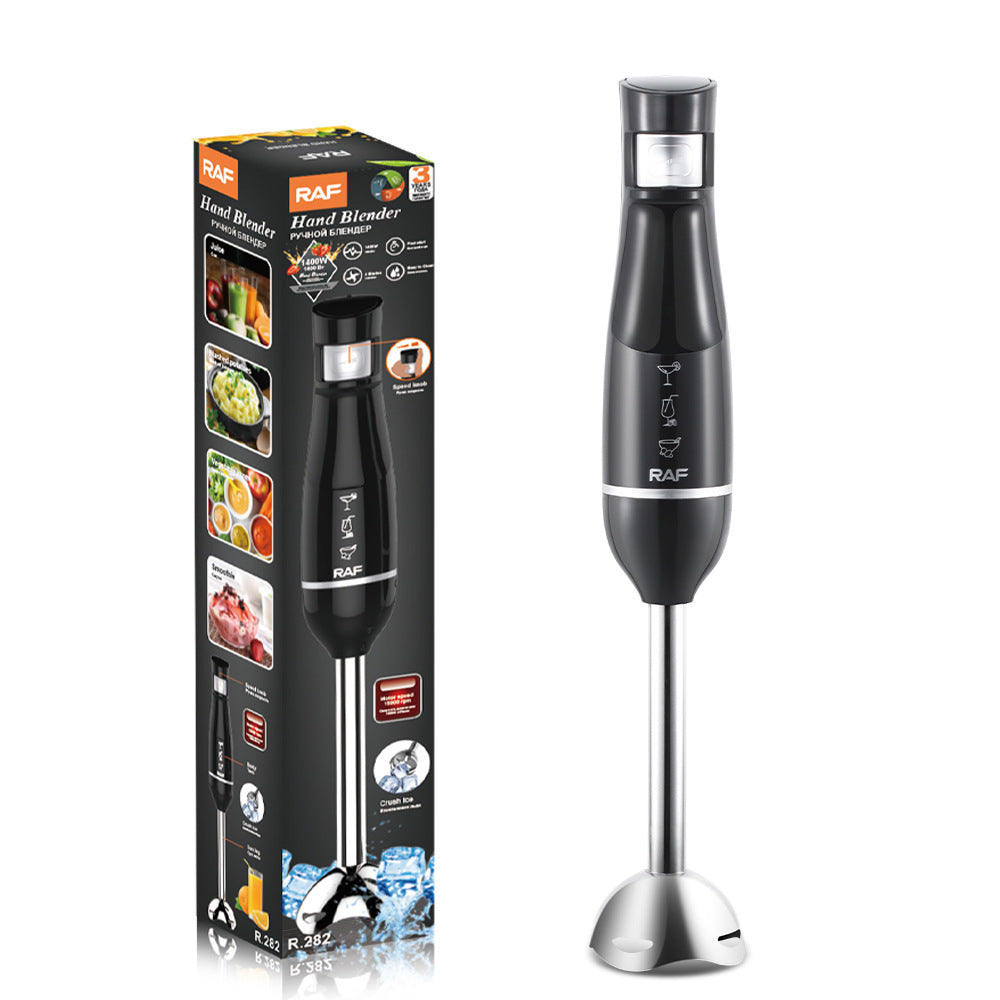 RAF EU Standard Portable Handheld Electric Stainless Steel Cooking Stick Blender Household Food Mixer282