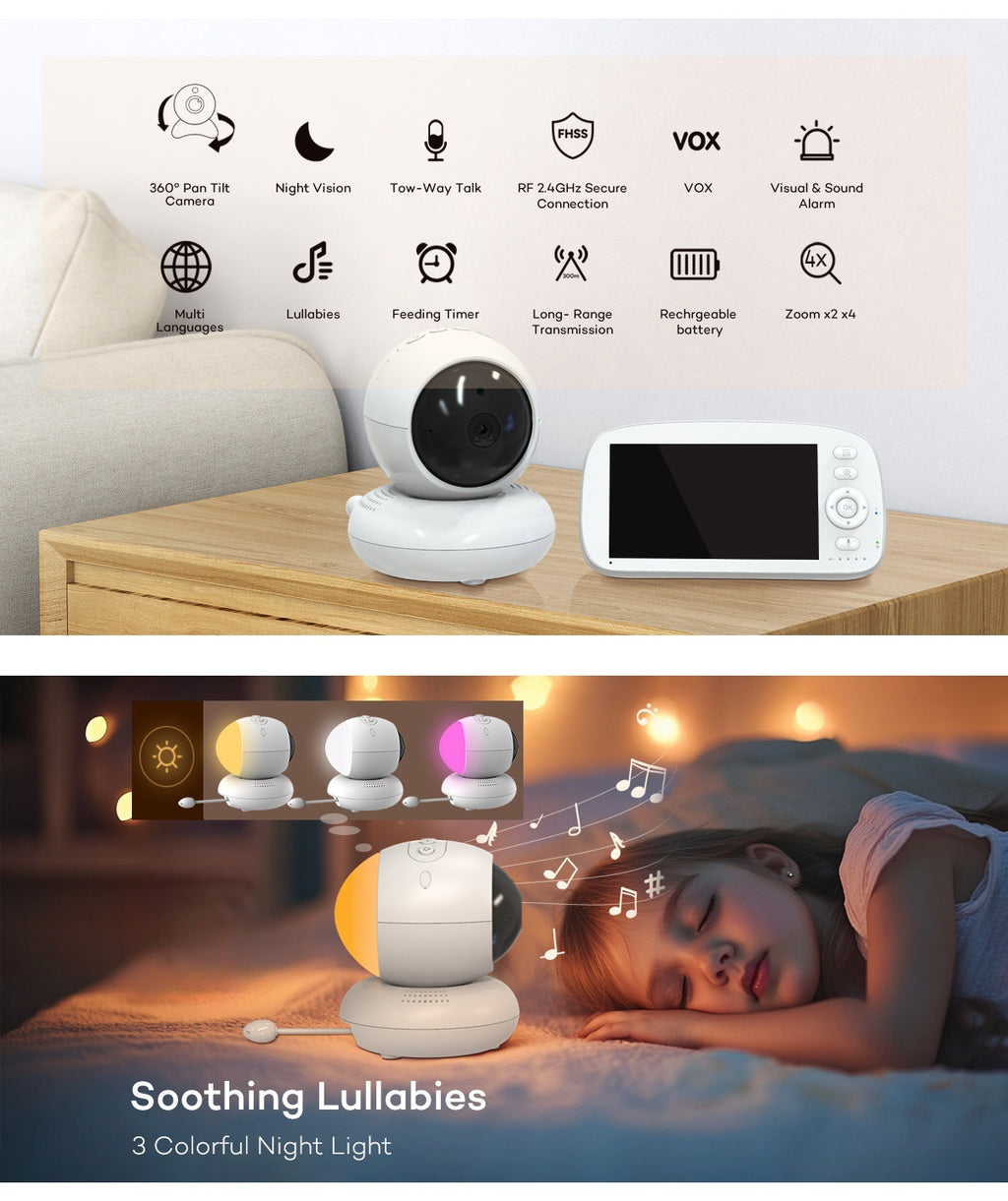 WiFi Baby Monitor Baby Monitor Surveillance Camera Wireless Care Home Smart Care