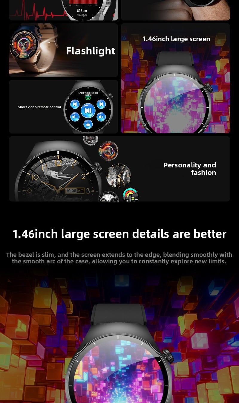 HW8 Pro+Smart Watch1.46inch Bluetooth Call Heart Rate Monitor Pedometer Sleep Monitor Smart Island Sports