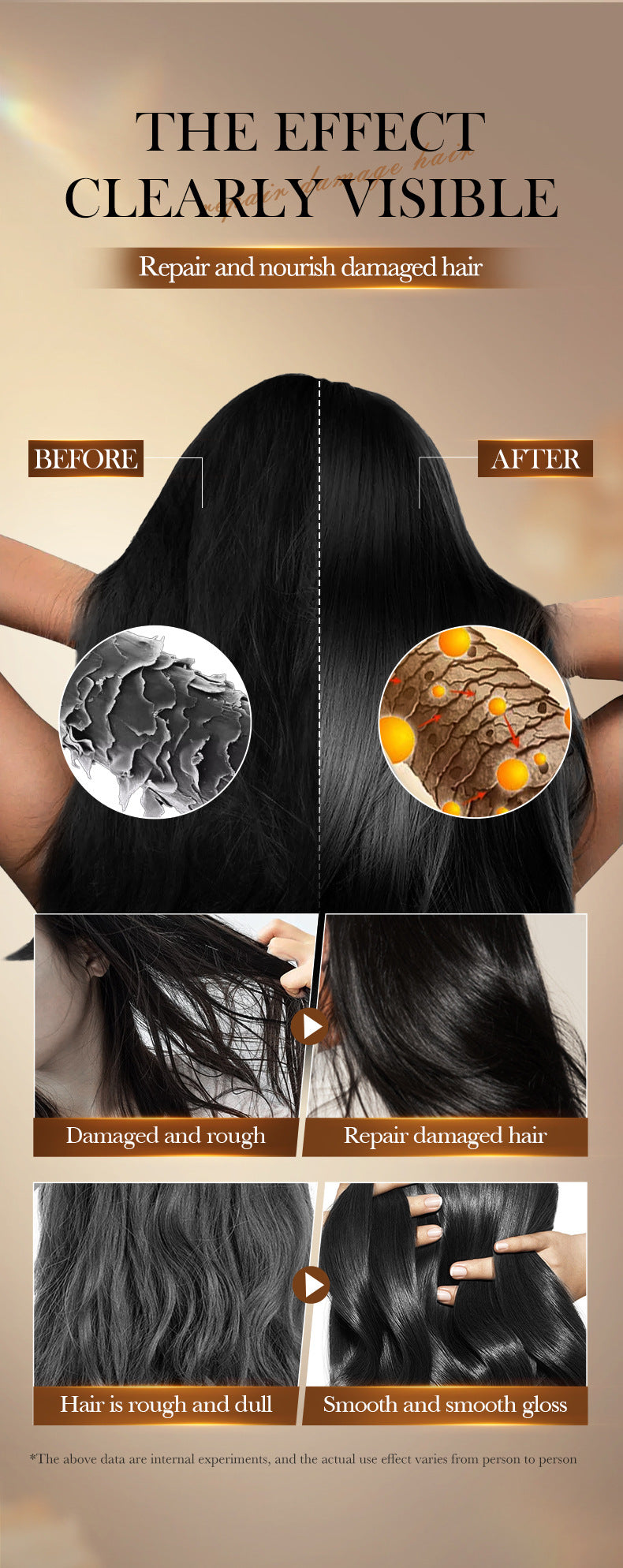 Batahana Nourishing Hair Mask SADOER Soothing and Moisturizing Conditioner Sachet Cross-Border Wholesale