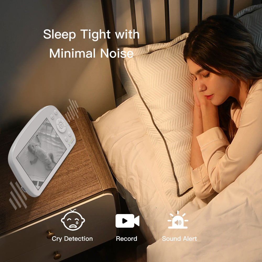 Factory Direct Smart Baby Monitor with Crying Detection Tuya babymonitor Baby Care Device