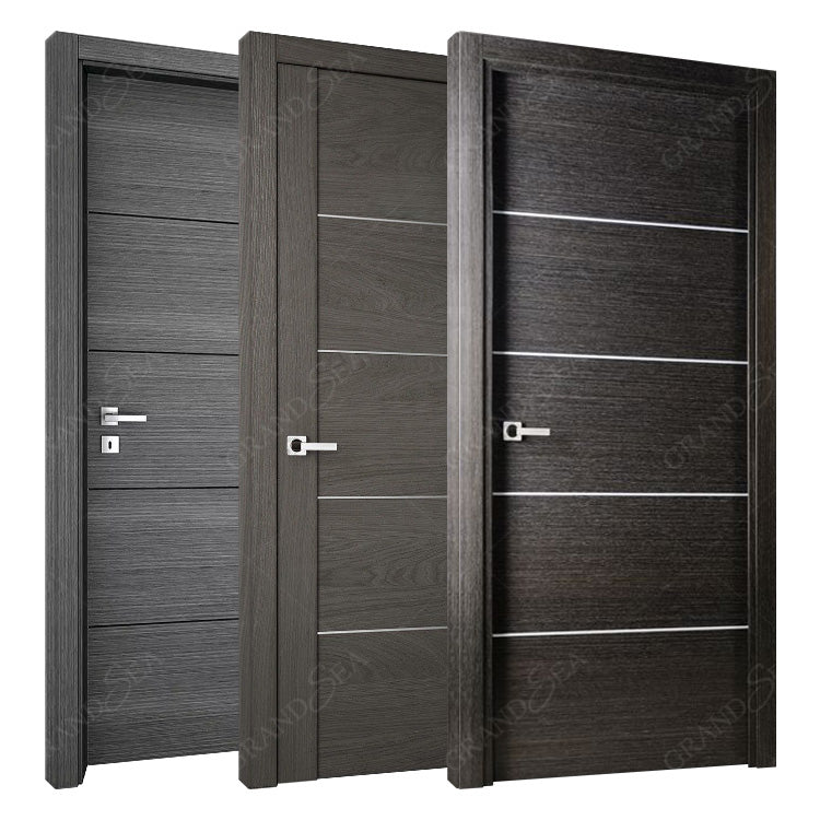 Luxurious Wooden Internal Door Design Doors Interior With Frame for Bedroom Apartment Villa