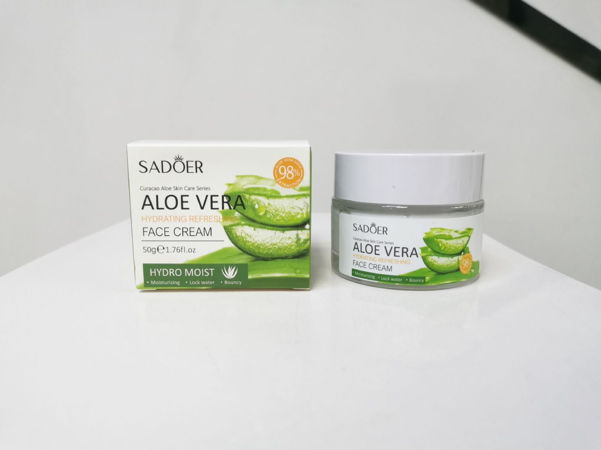 Aloe Vera Skincare Set SADOER Cleansing, hydrating, moisturizing, and nourishing  foreign trade manufacturer wholesale