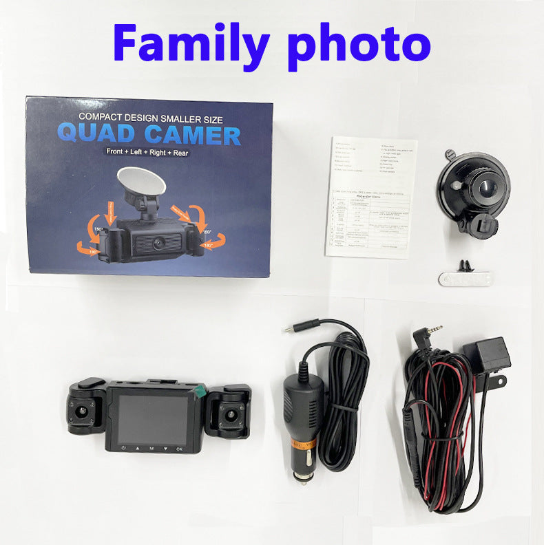 S7Sanlu New Model Dash Cam1080P Car Camera Four Lens HD Night Vision Recorder