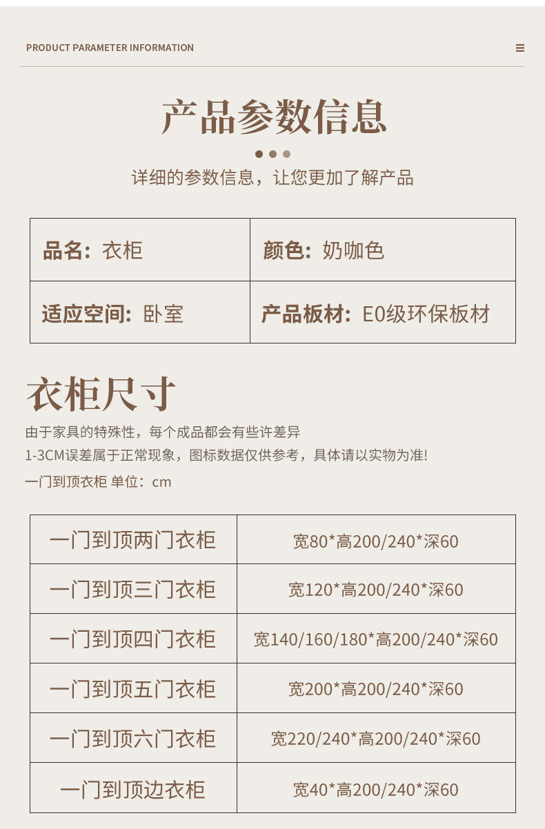 Solid Wood Multi-layer Board and European Pine Board Wardrobe Customization for Home Bedroom Cloakroom One Door to Ceiling Full House Custom Wardrobe