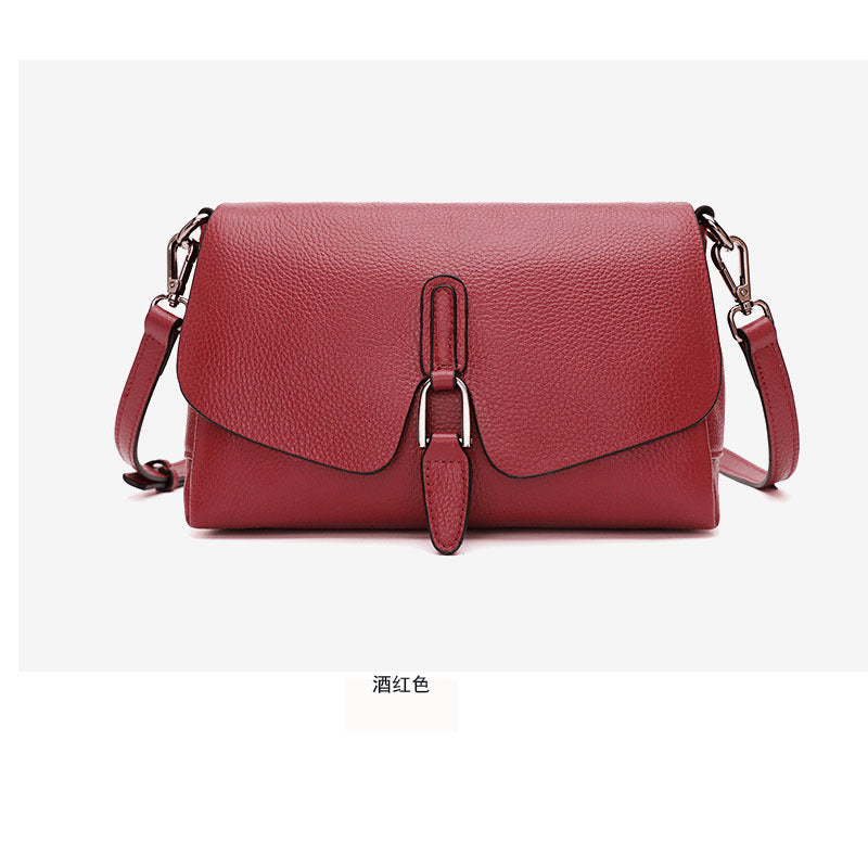 Women's Genuine Leather Bag for Middle-aged Moms, Large Capacity Soft Cowhide Underarm Bag, Single Shoulder Crossbody Bag, Shiling Bag, Spring New Model