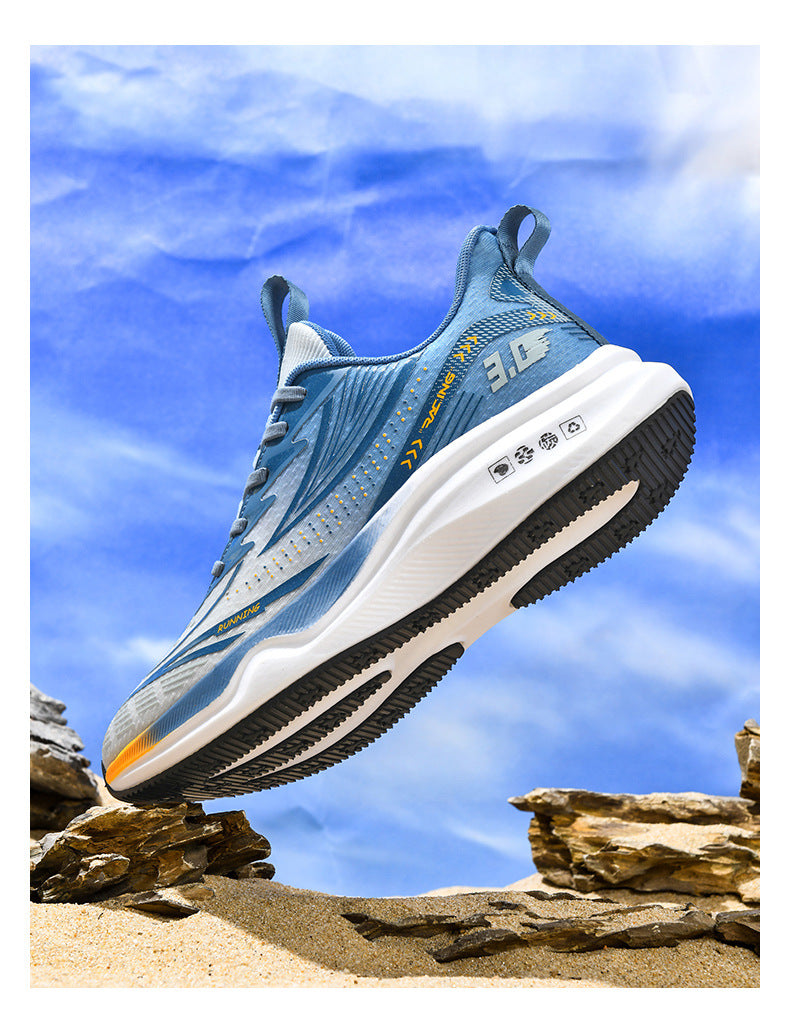 New Summer Lightweight Wear-resistant Men's Running Shoes Carbon Plate Non-slip Sports Shoes Casual Fashion Shoes