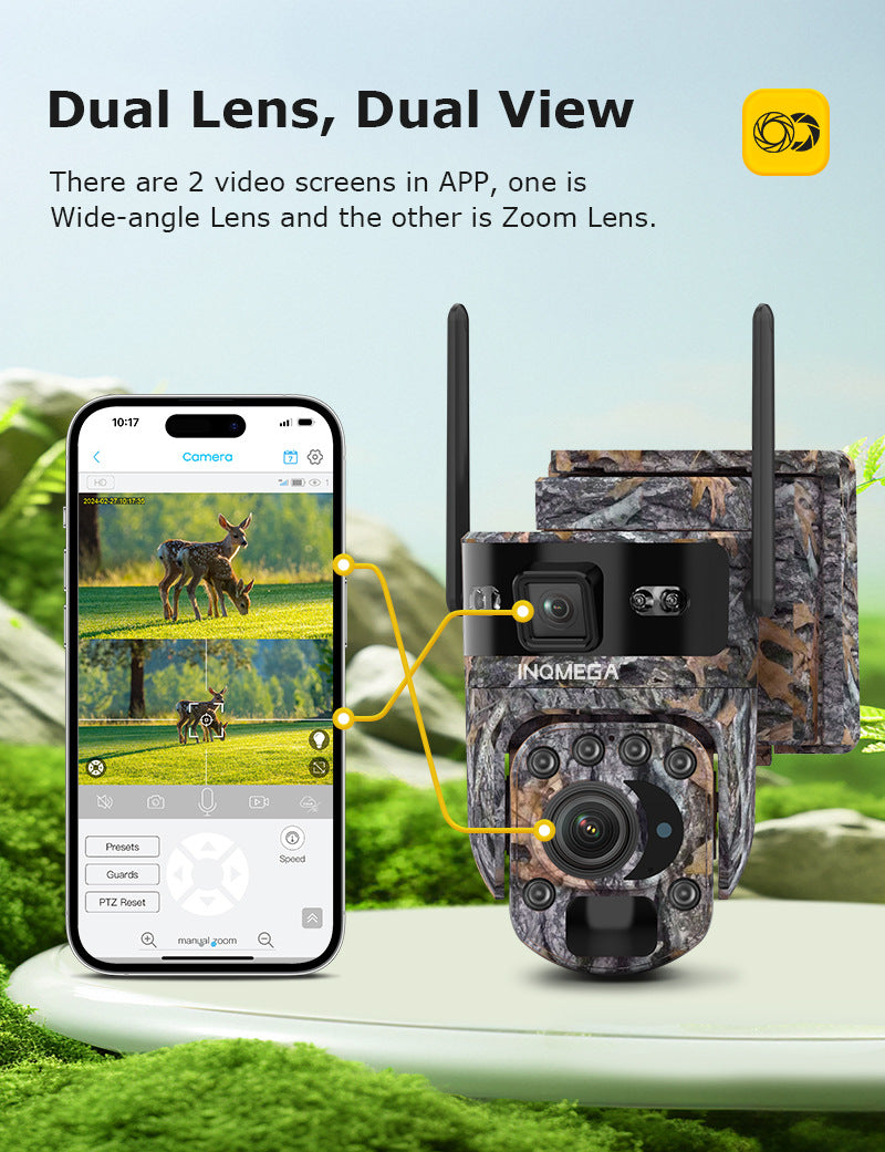 New Product4g Solar camera outdoor camouflage low power consumption camera HD20X Zoom Camera