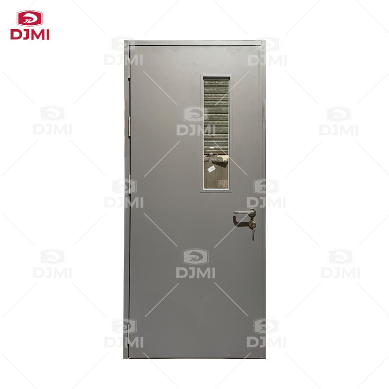 Factory Direct Supplier Security Emergency Exit Fire Resistant Single/double Doors With Push Bar