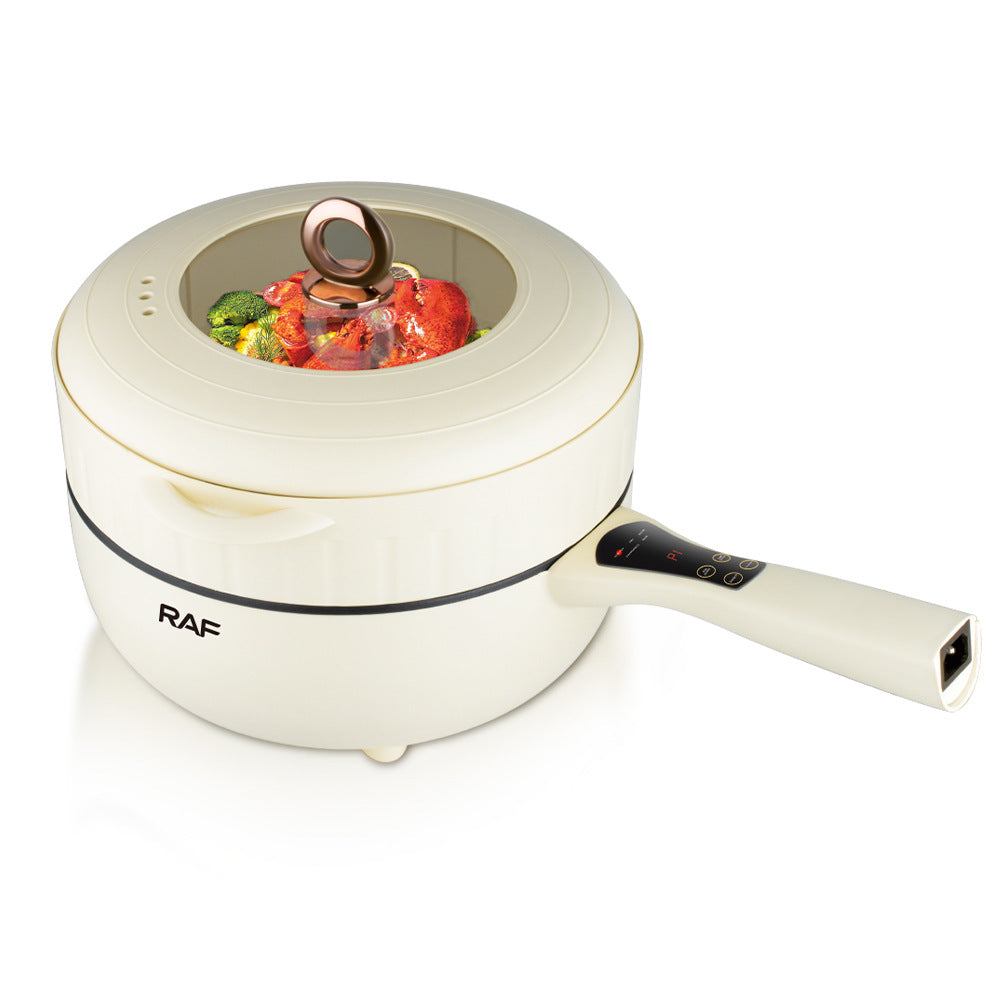 RAF European Standard Multifunctional Electric Frying Pan Household Integrated Non-Stick Cooking Pot Electric Cooking Pot Steamer5L+7L