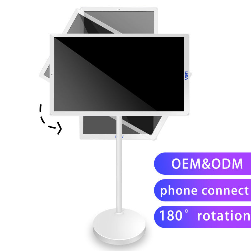 VSTI Brand22Inch Touch TV Movable Rechargeable Built-in Battery Smart Interactive Portable TV