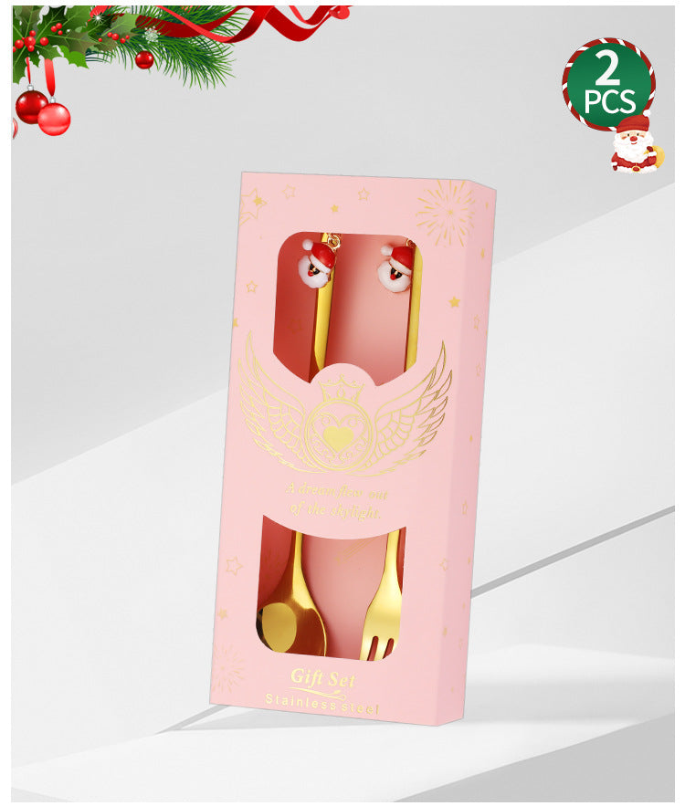 Pendant Jewelry Small Spoon DIY Coffee Children's Dessert Stirring Stick Ice Cream Popsicle Christmas Gift Tableware Spoon