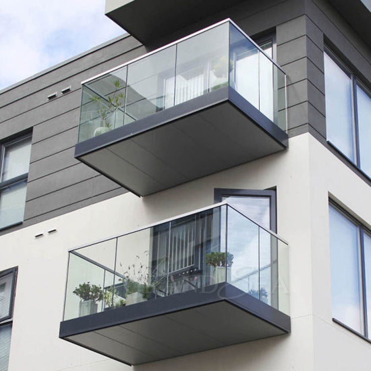 Modern Cheap Balcony Stair Stainless Steel Glass Railing Design