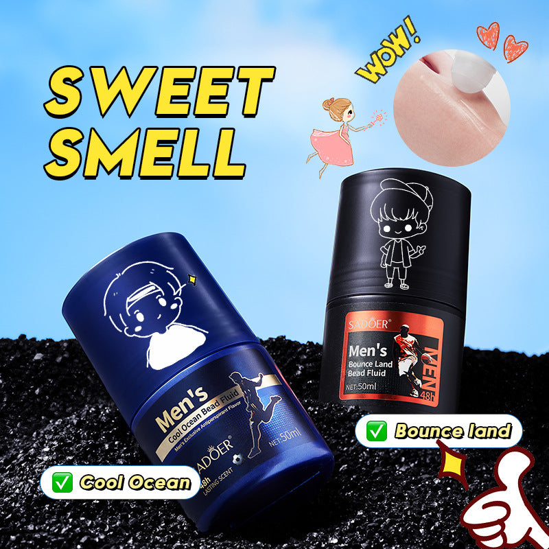 Men's Antiperspirant SADOER Antiperspirant Dry Portable Fragrance Roll-On Deodorant  Wholesale