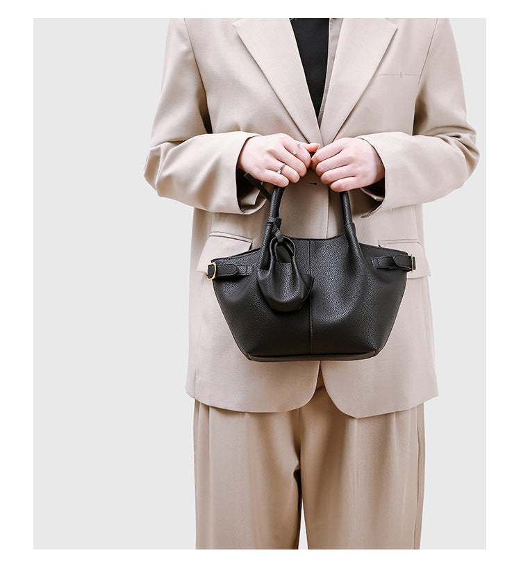 European and American Style Dumpling Handbag Fashion Women's Bag Single Shoulder Bag Versatile Stylish Crossbody Bag Large Capacity High-end Feel