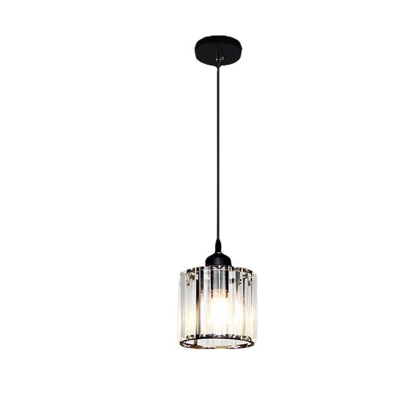 Export Simple Restaurant Crystal Pendant Light Single Head3Headboard Pendant Light Dining Table Bar Crystal Pendant Light Wholesale