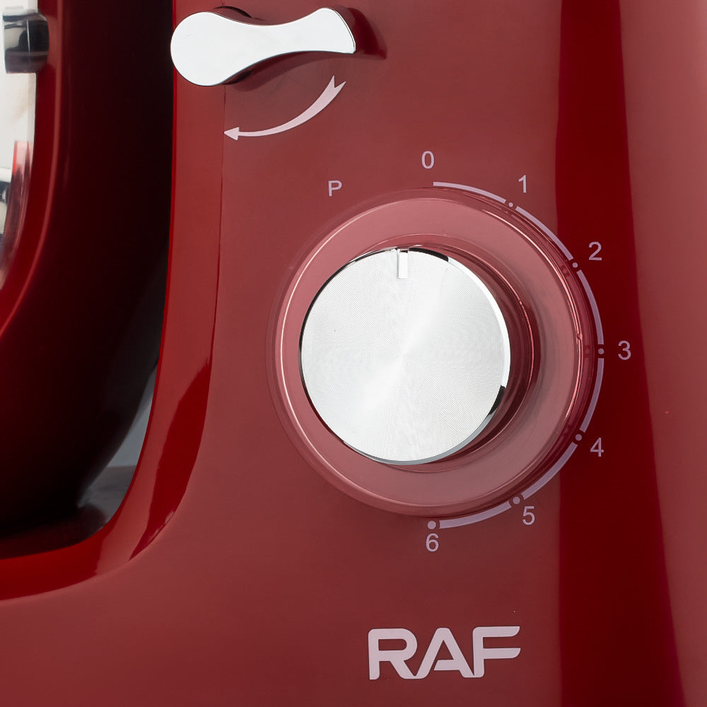 RAF European Standard 3-in-1 Chef Machine Multi-Functional Dough Mixer Household Meat Grinder Juicer Food Processor