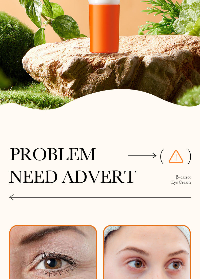 Carrot Eye Cream20g SADOER Moisturize and Improve Dark Circles, Eye Wrinkles, and Eye Bags  Wholesale