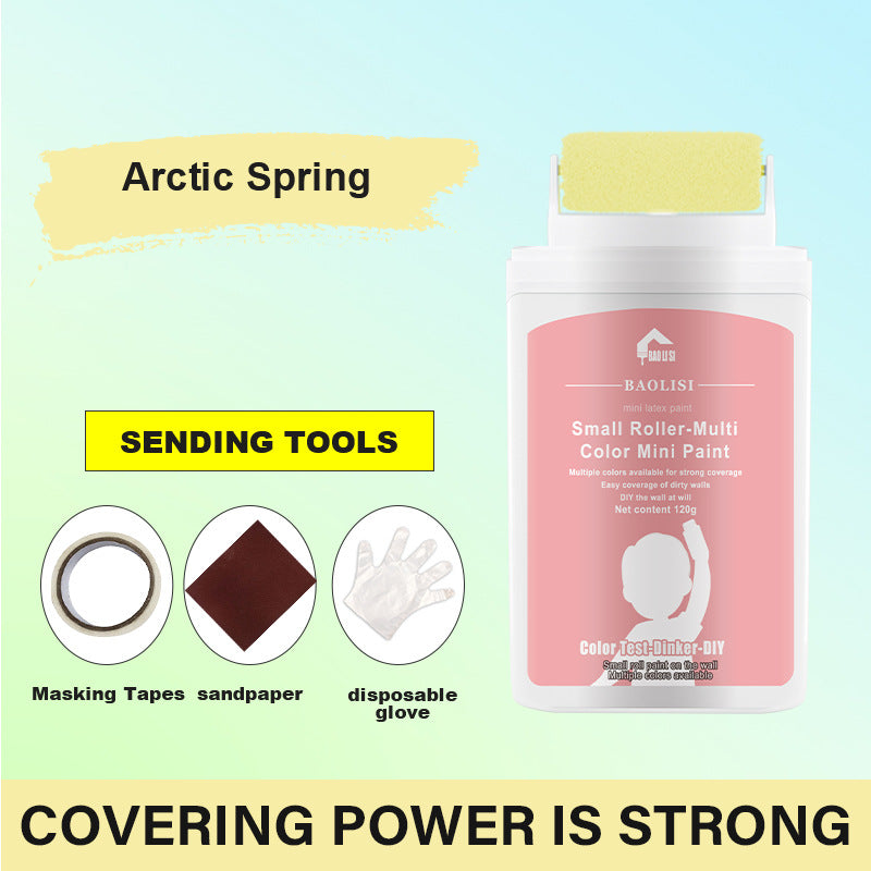 Tik Tok Same Style Small Roller Brush Paint Odorless Wall Repair Paste for Dirt and Graffiti, Latex Paint Repair