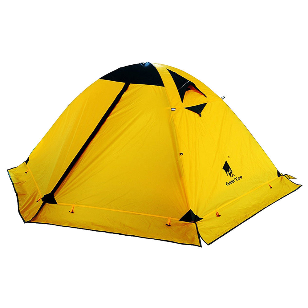 Lightweight Tent Outdoor Hiking Double Layer Tent Aluminum Pole Camping Tent Rainproof