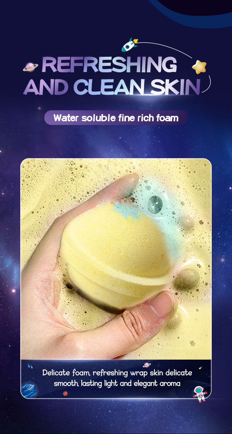 Planet Bath Salt Ball120g SADOER Clean Fragrance Bath Ball  Wholesale