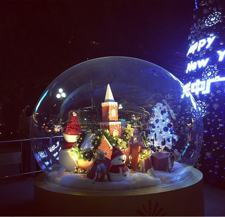 Transparent Inflatable Starry Sky Romantic Bubble House Hotel Outdoor Transparent Display Tent Famous Accommodation Crystal House Snow Globe