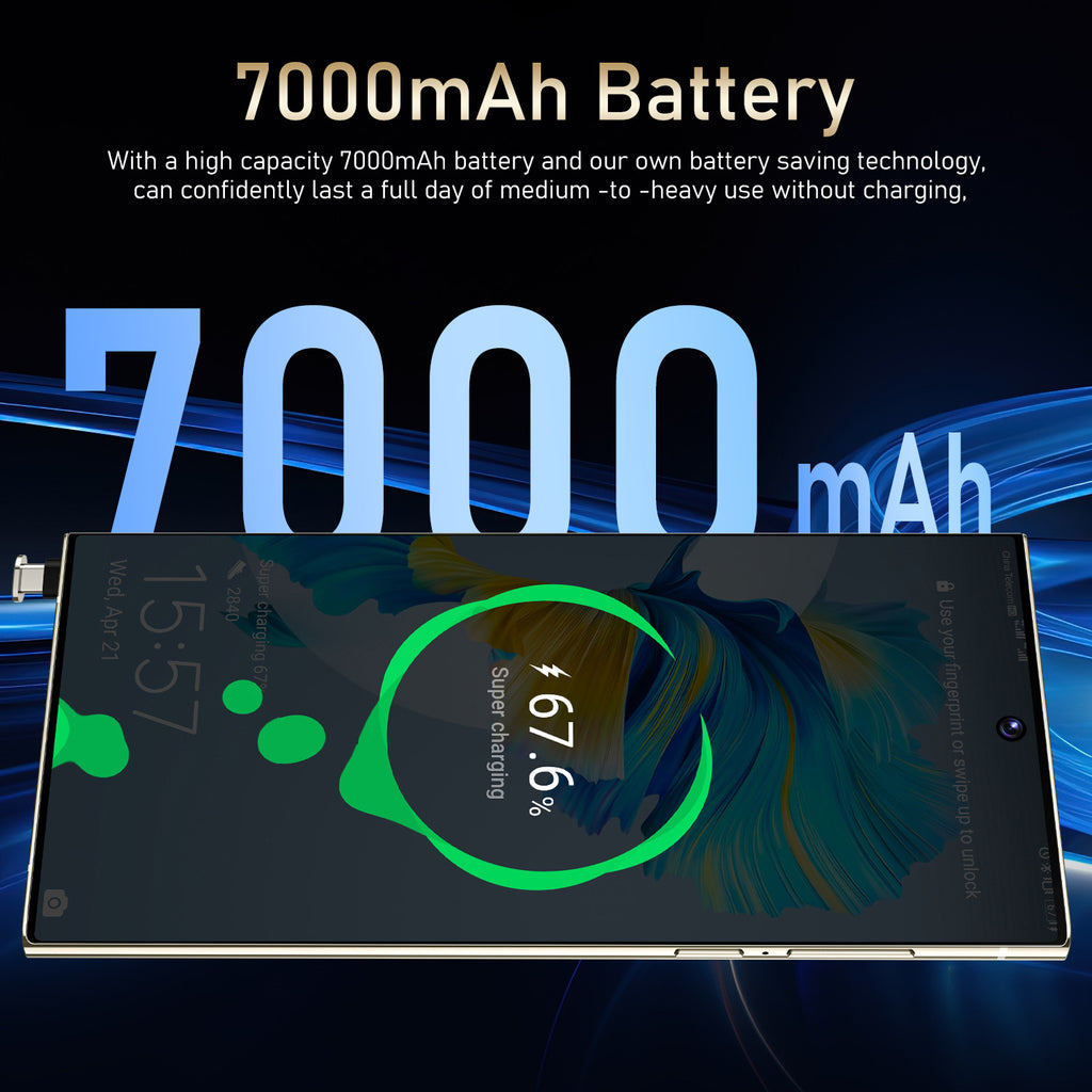 S24Ultra Smartphone7.3Built-in Screen Pen16+1T Android Phone Source Manufacturer(Popular)