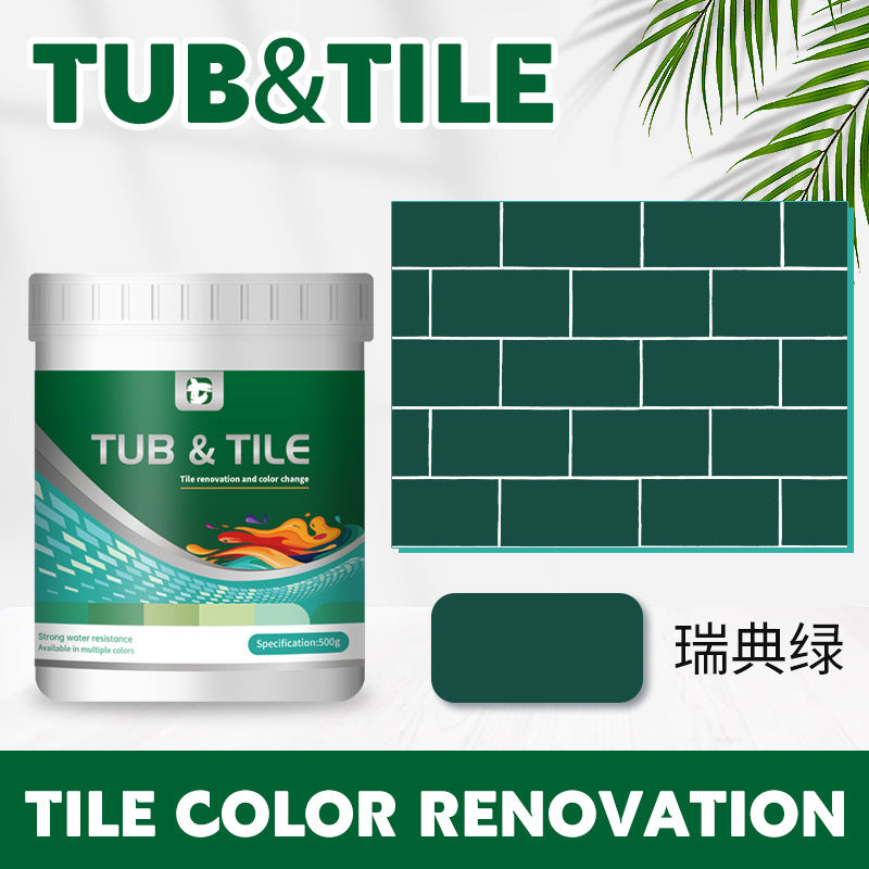Tile Color Changing Paint Bathroom Kitchen Marble Floor Renovation Color Changing Tile Paint Wear-Resistant Floor Paint