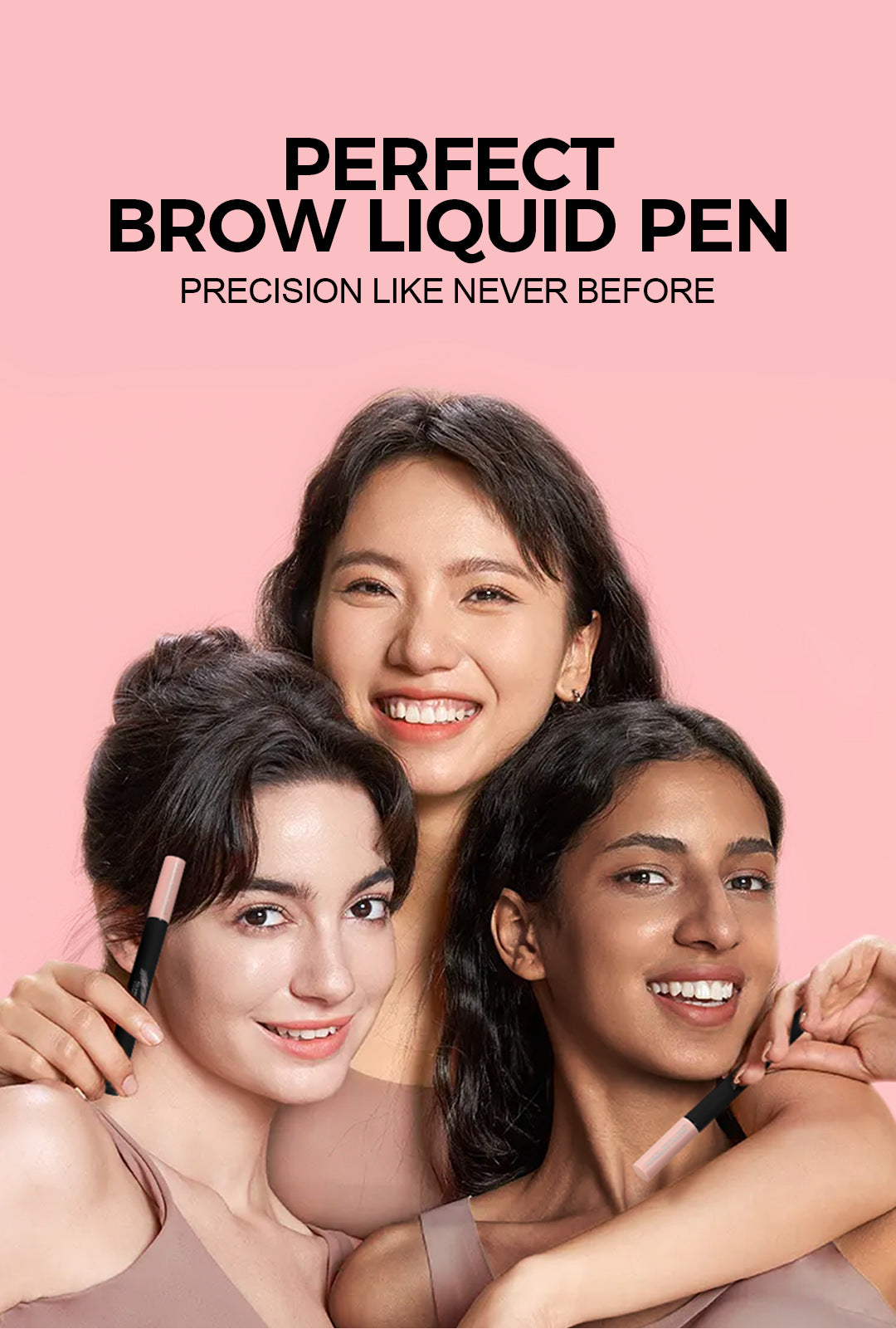 Four-Prong Eyebrow Pencil Wild Eyebrow Waterproof Smudge-Proof Four-Claw Split Liquid Eyebrow Pencil