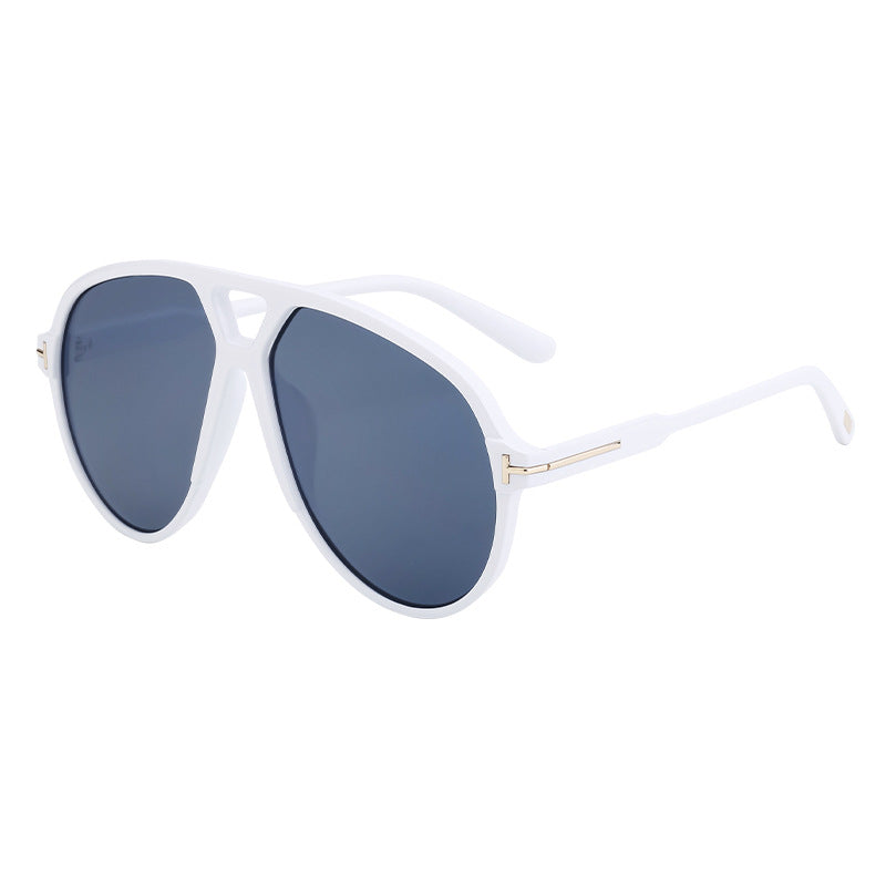 European and American Fashion Large Frame Sunglasses Sun Protection Sunglasses Men's Trendy Toad Glasses High-end Glasses sunglasses