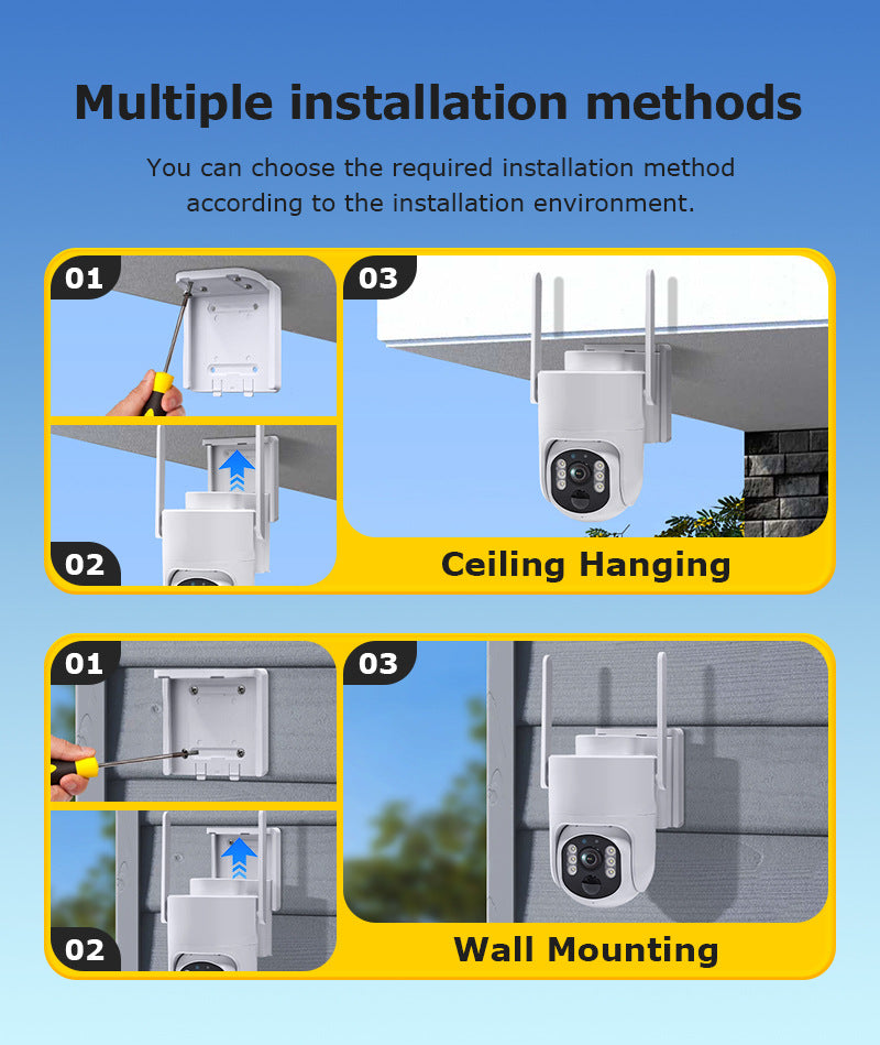 4G Solar Camera Private Model Outdoor300Ultra HD Full Color Low Power Consumption Direct from Manufacturer