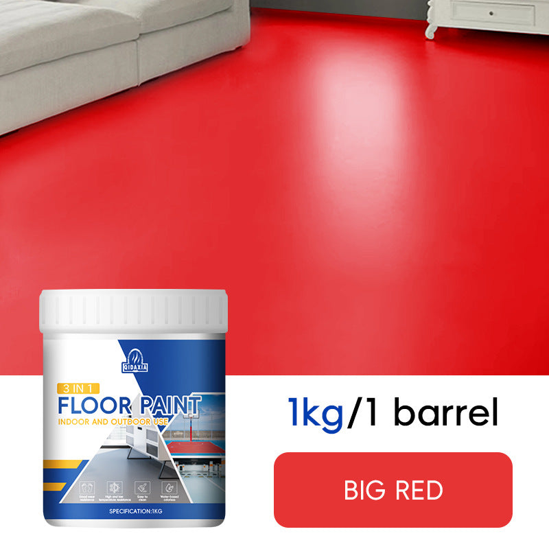 Home Floor Paint Three-in-One Epoxy Floor Paint Cement Floor Water-Based High Solid Wear-Resistant Resin Southeast Asia Environmental Protection