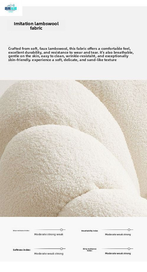 Lazy Sofa Pumpkin Chair Tatami Single Cream Style Reclining and Sleeping Small Apartment Small Bedroom Balcony Room